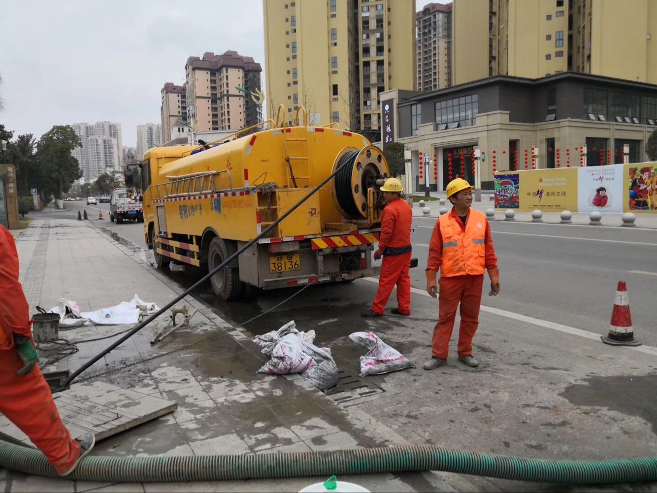 威县排污管道清淤-管道清洗