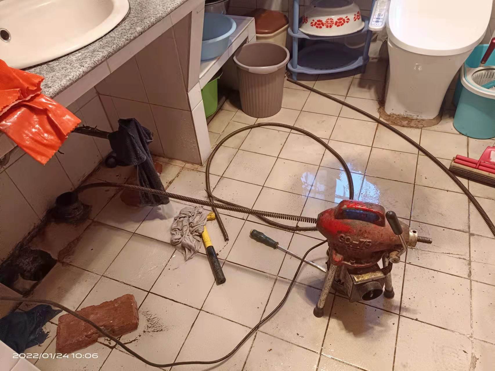 威县疏通厨房下水道，地漏疏通